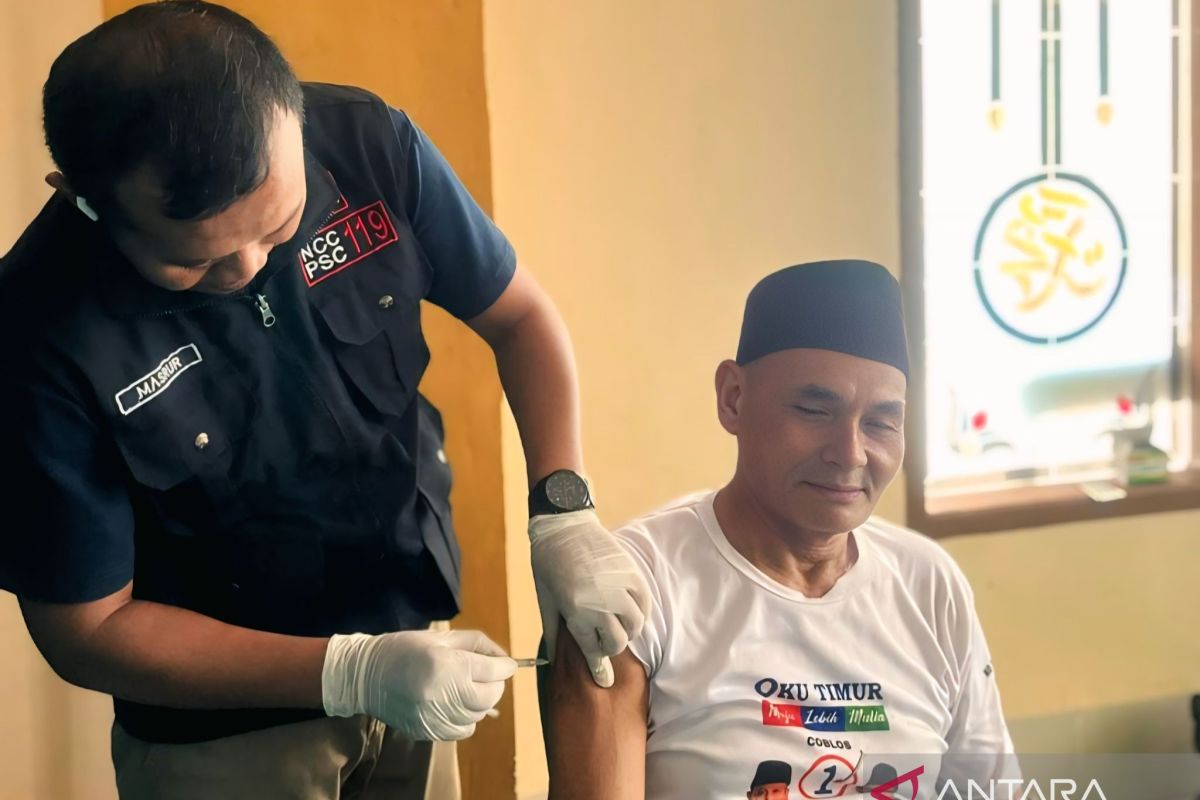 895 calon haji OKU Timur sudah divaksin meningitis
