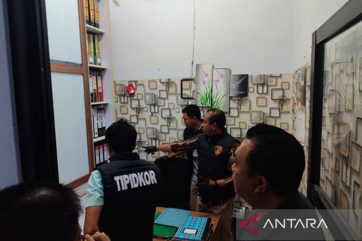 Polda Bengkulu geledah kantor Bank Bengkulu di Kabupaten Lebong