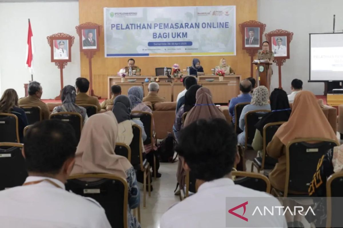 Dinas Koperasi Kaltim  latih pelaku UKM pemasaran digital