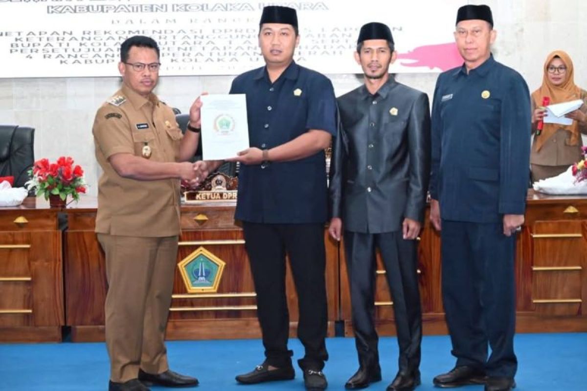 DPRD Kolut bahas empat raperda tentang pangan hingga kota layak anak