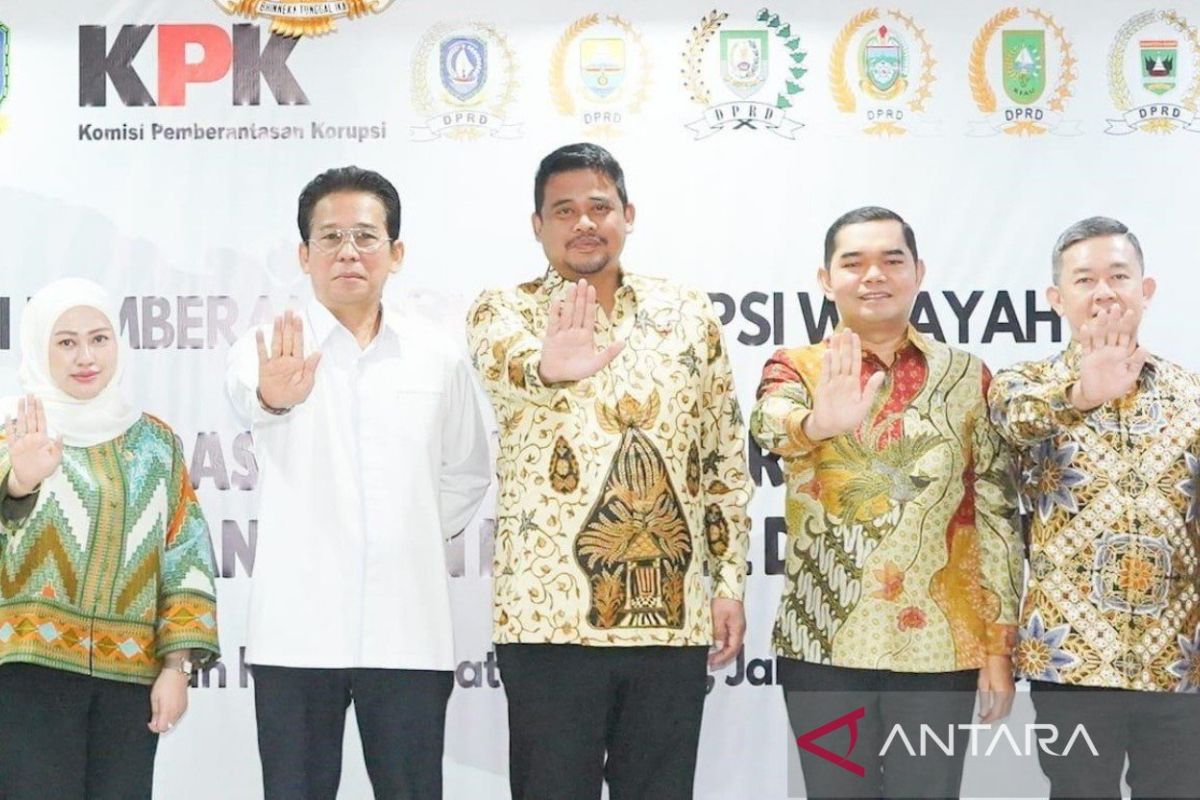 Gubernur Sumut gandeng KPK berantas korupsi 