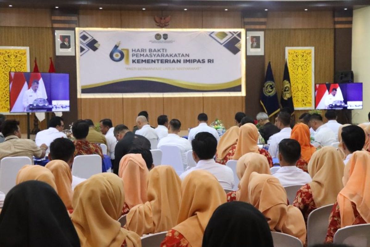 Kemenkum Sumsel hadiri tasyakuran Hari Bakti Pemasyarakatan tahun 2025