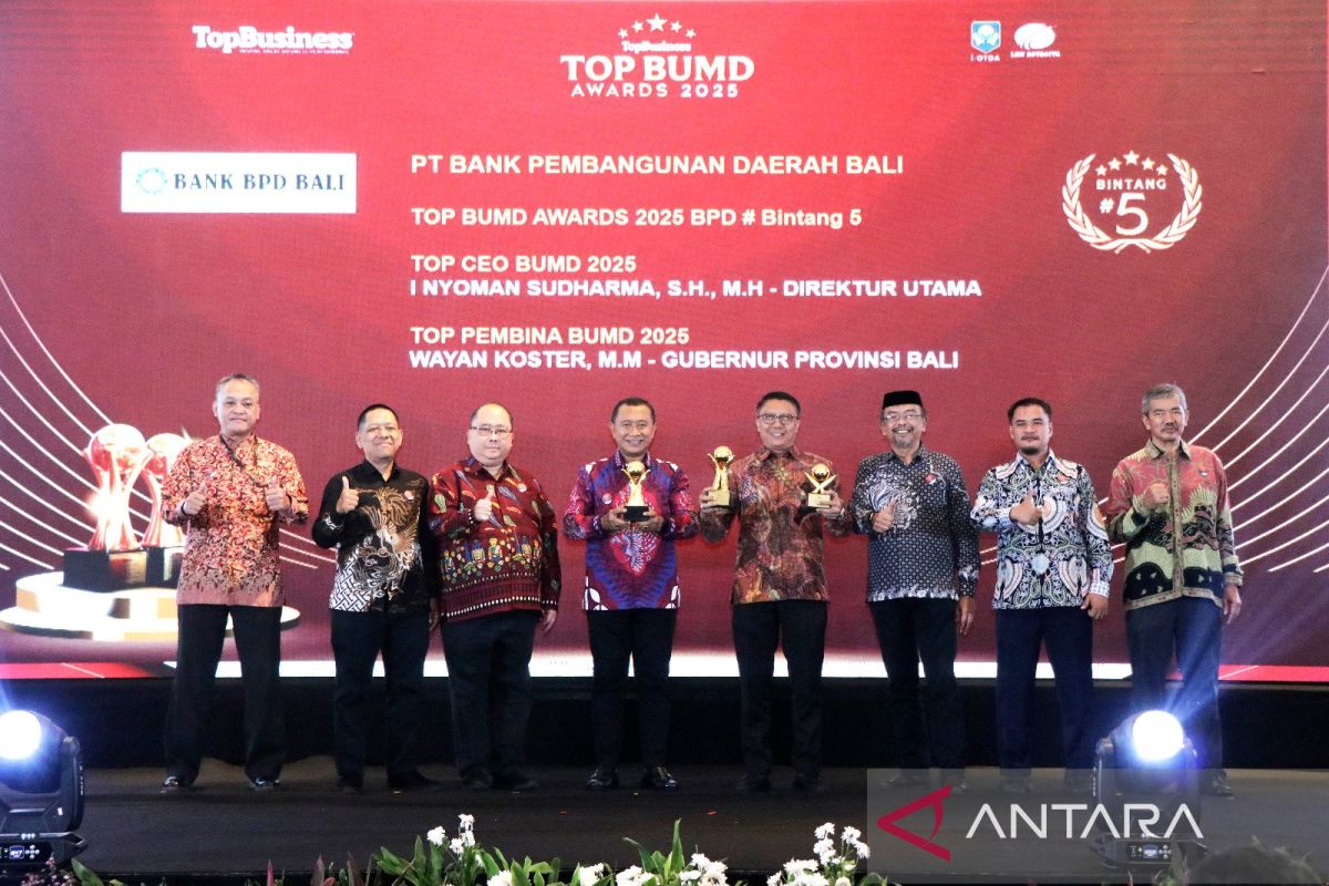 Bank BPD Bali sabet penghargaan BUMD 2025