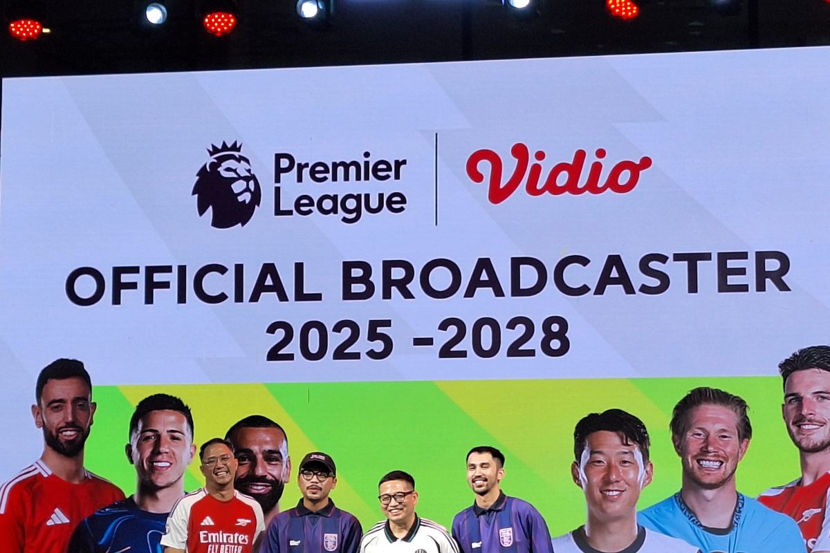 Liga Inggris kembali teken kontrak penyiaran dengan Vidio hingga 2028