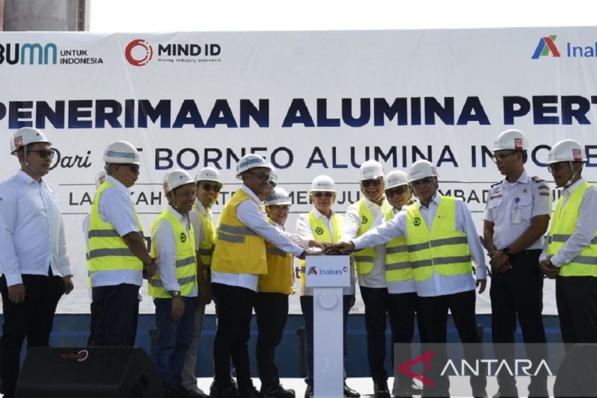 Inalum terima pengiriman perdana alumina dari BAI