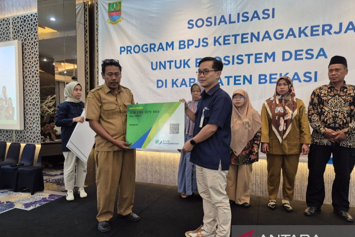 BPJS Ketenagakerjaan Bekasi Cikarang perluas peserta baru yakni perangkat desa