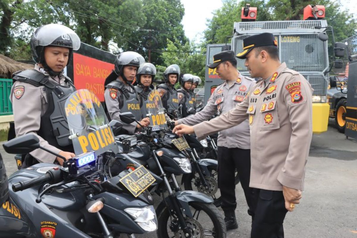 Polisi cek kesiapan sarpras jelang hari buruh di Lombok Tengah