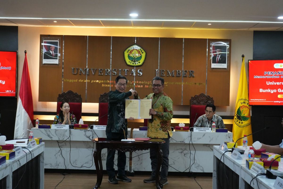 Unej establishes cooperation with Japan's Bunkyo Gakuin University