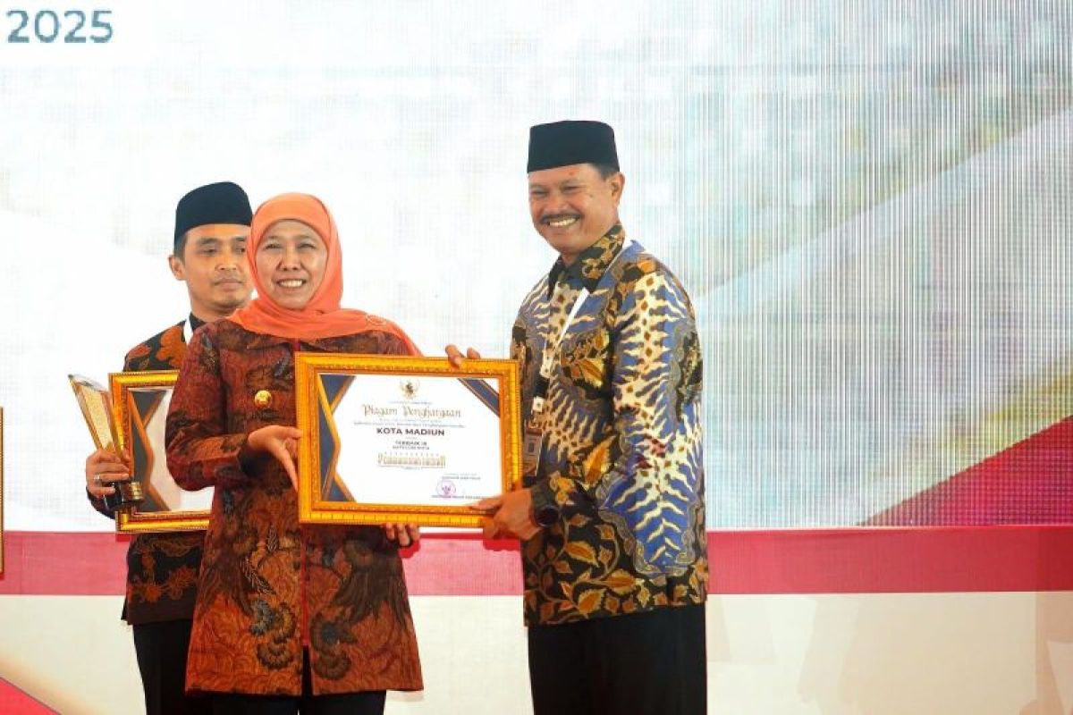 Madiun raih penghargaan Pembangunan Daerah 2025 tingkat Jatim