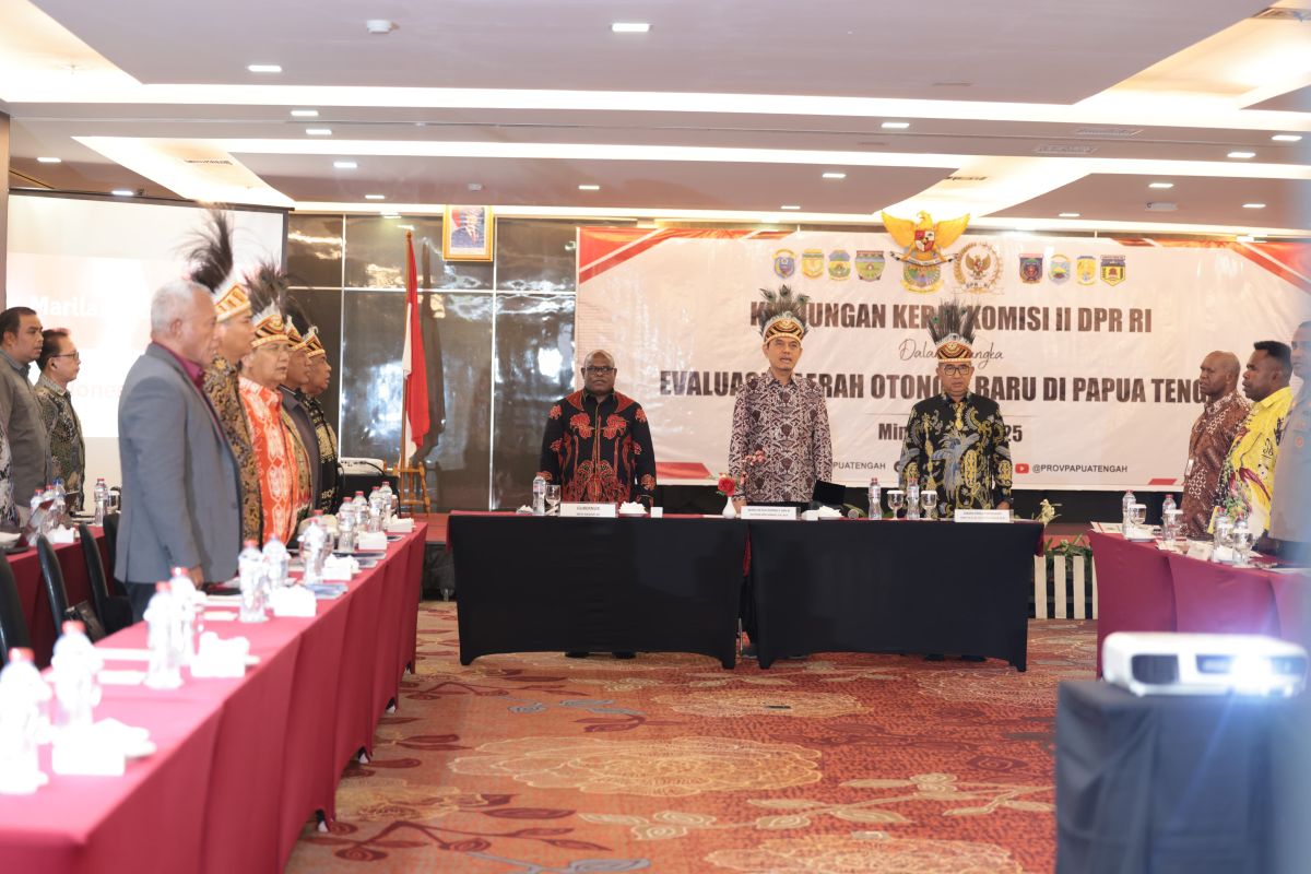 Komisi II DPR RI evaluasi perkembangan DOB di Papua Tengah