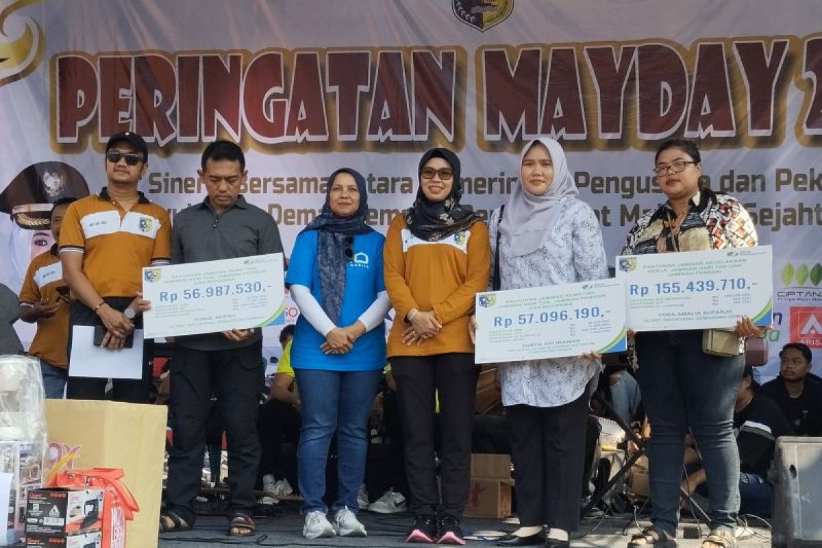 BPJS Ketenagakerjaan Semarang Majapahit serahkan santunan ahli  waris