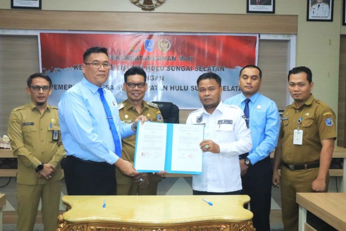 Nota kesepakatan Kejari HSS-pemdes bentuk pendampingan hukum