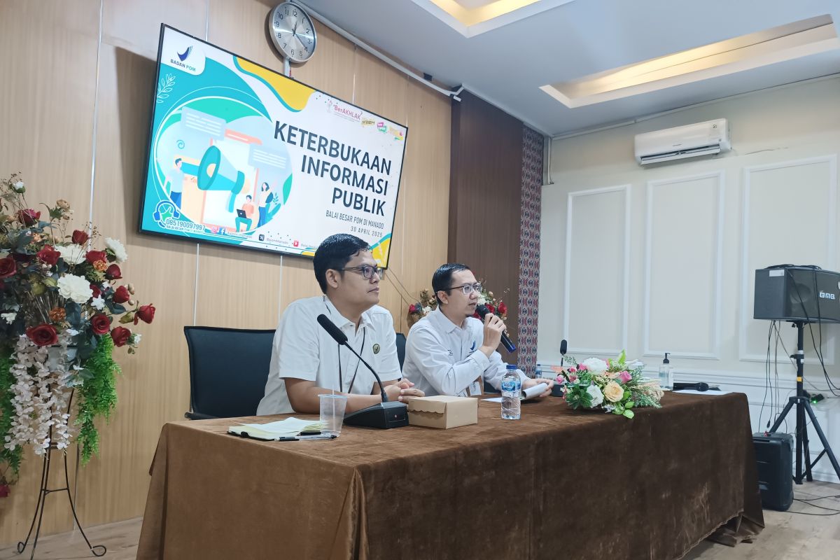 BBPOM Manado perkuat keterbukaan informasi  publik