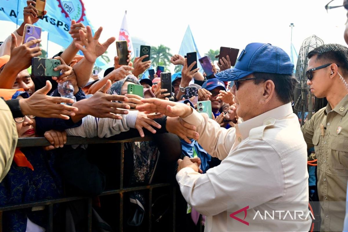 Prabowo merasa jadi Presidennya buruh-petani karena selalu didukung