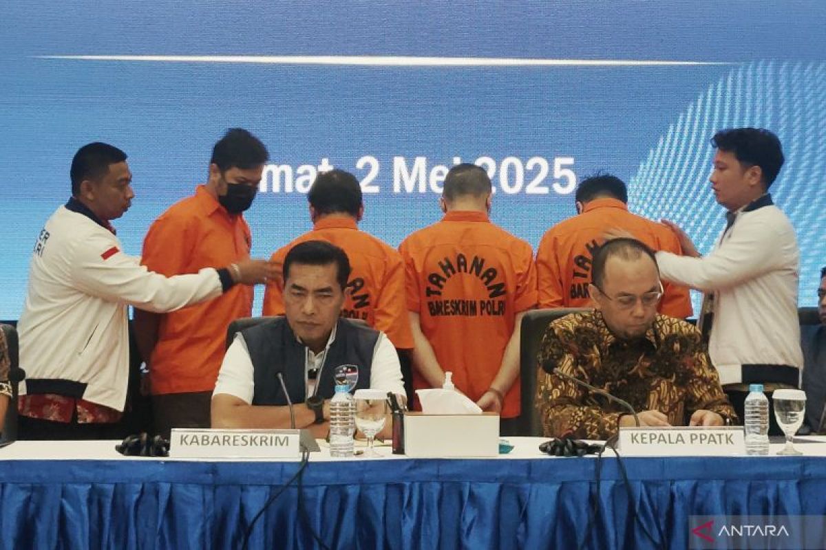 Bareskrim Polri bongkar kasus judol H55 Hiwin bermodus merchant aggregator