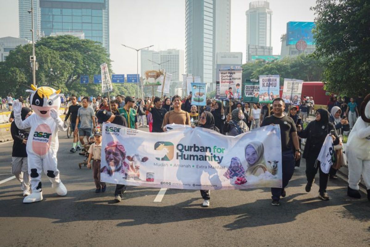 ASAR Humanity hadir di Car Free Day Jakarta, perkenalkan Qurban For Humanity