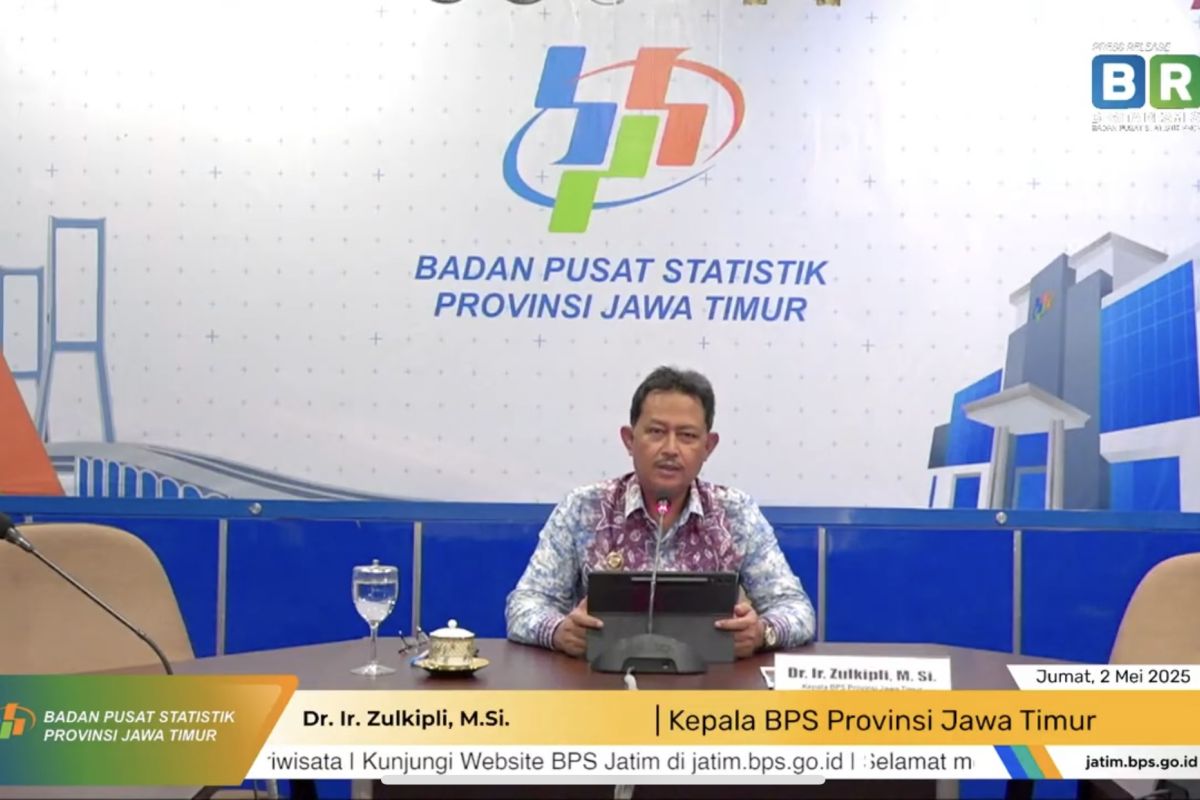 BPS Jatim catat tarif listrik hingga emas dorong inflasi April 0,93 persen
