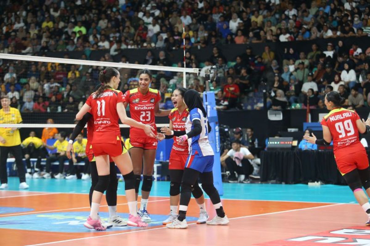 Singkirkan Petrokimia 3-2, Pertamina Enduro ke grand final Proliga 2025