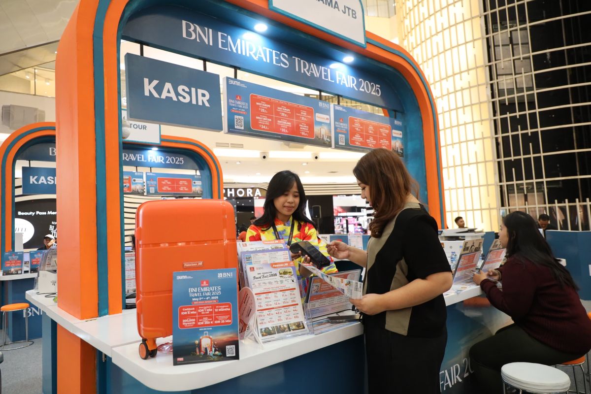 BNI dongkrak transaksi kartu lewat Emirates Travel Fair