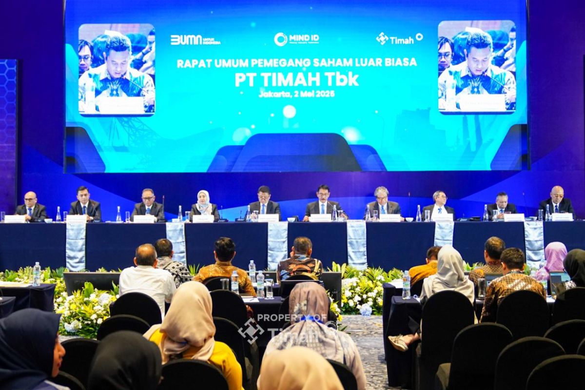 RUPSLB PT Timah sepakati perubahan direksi dan komisaris 