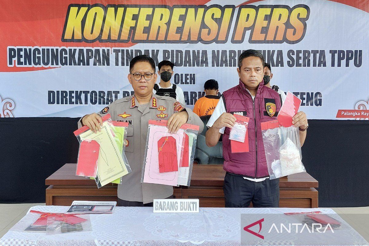 Polda Kalteng meringkus bandar narkoba, amankan 497,78 gram sabu