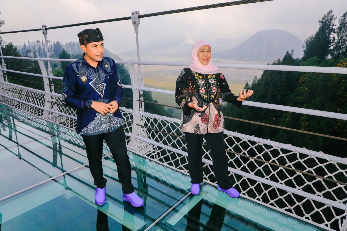 Gubernur optimistis Jembatan Kaca Seruni Point perkuat pariwisata Jatim