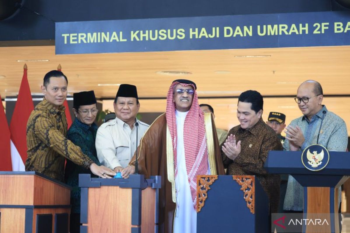 Prabowo puji kolaborasi revitalisasi Terminal Haji dan Umroh Soetta
