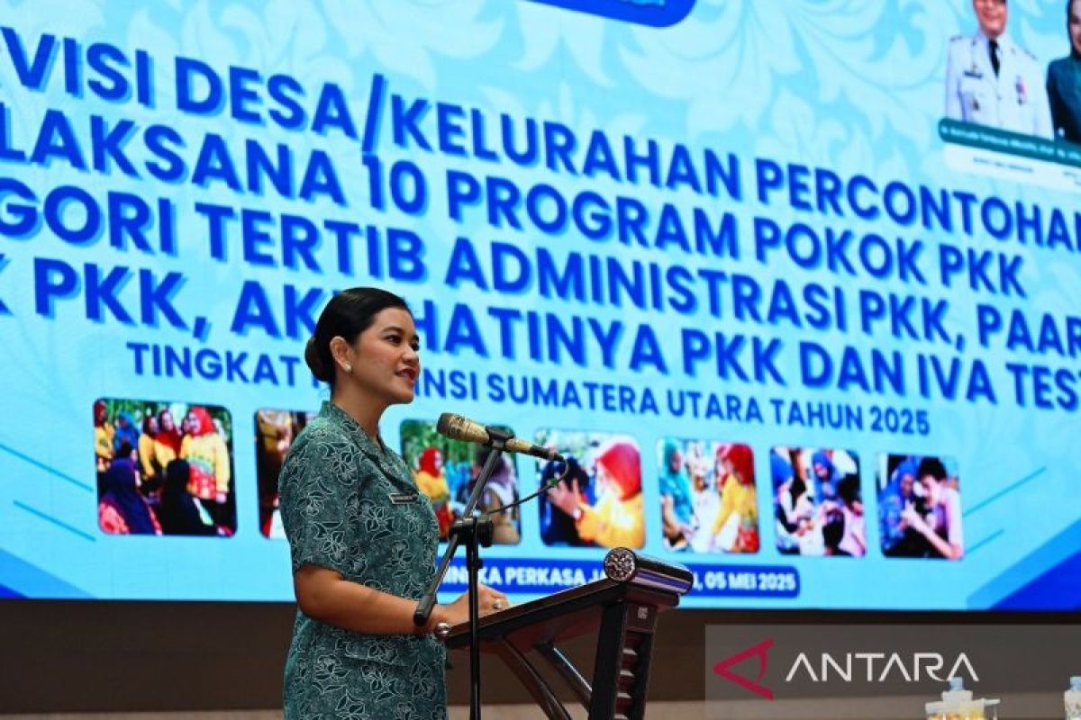 PKK Sumut supervisi pelaksanaan  10 program pokok tingkat provinsi
