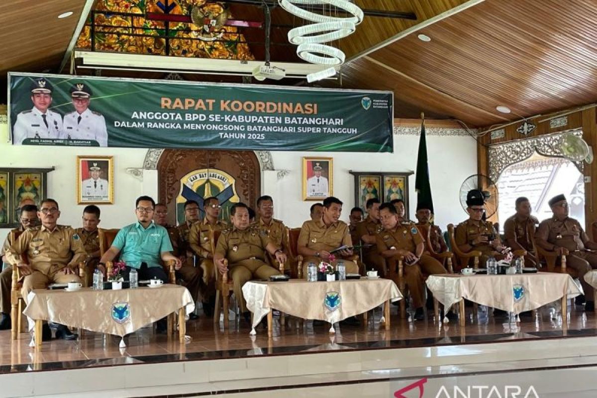 Bupati Batanghari hadiri rakor BPD se-kabupaten
