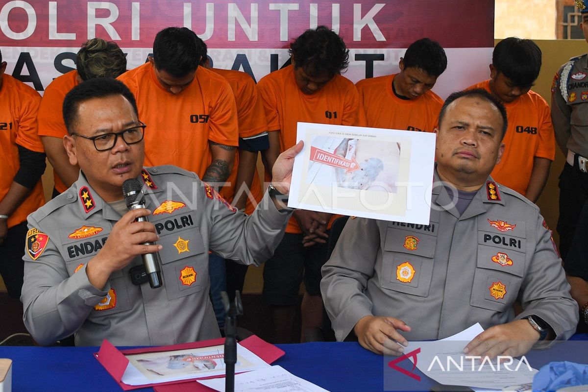Polisi ringkus 9 tersangka penembakan  di hiburan malam Samarinda