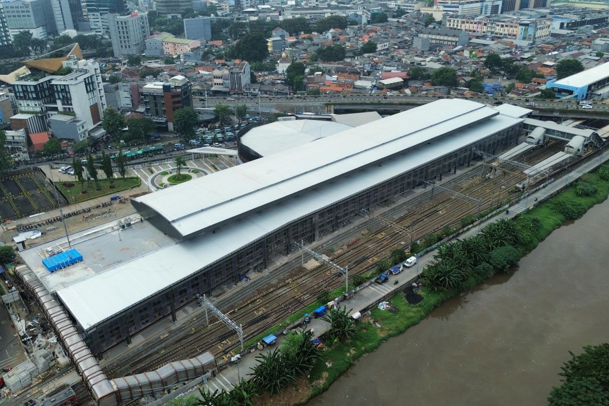 PTPP: Progres proyek Peningkatan Stasiun Tanah Abang Tahap 1 98 persen