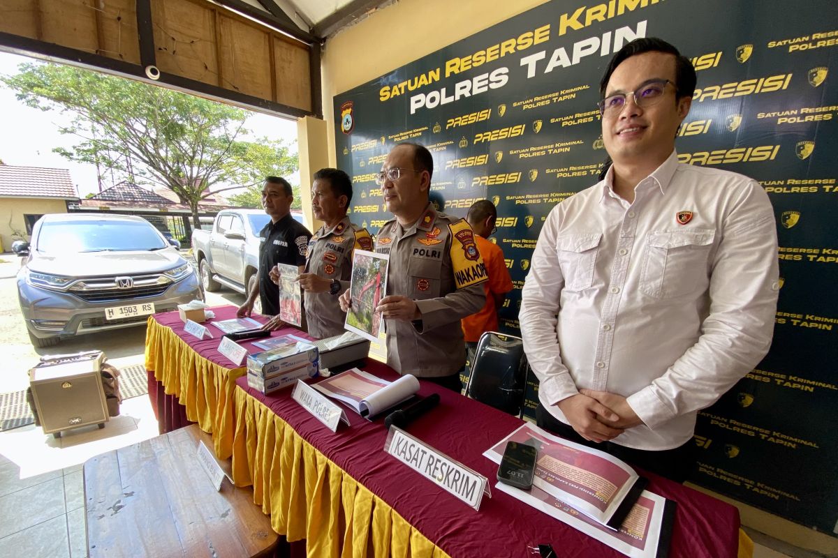 Polres Tapin tangkap pelaku tambang ilegal di IUP PT EBL