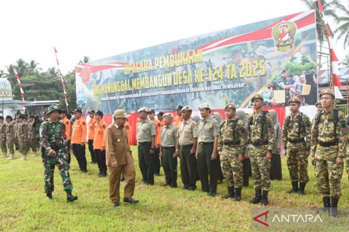 Wabup HST buka TMMD ke-124 percepat pembangunan dan ekonomi pedesaan