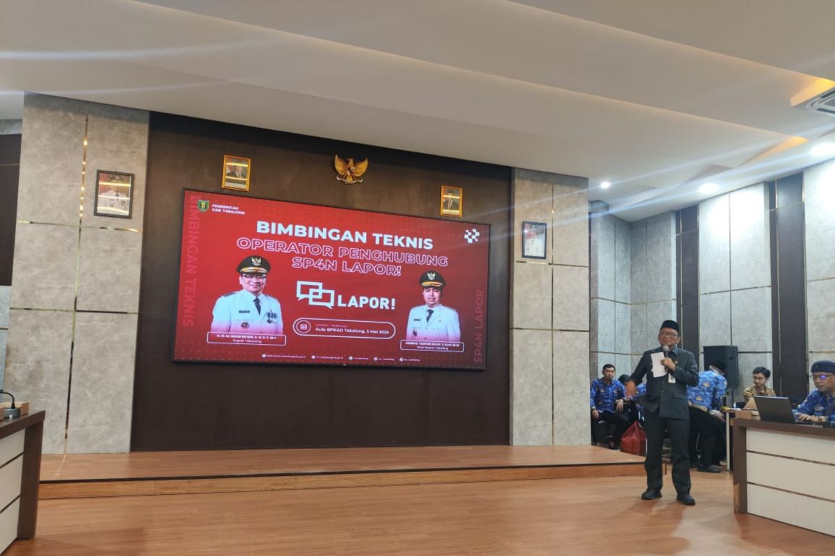 Pemkab Tabalong optimalkan pelayanan publik lewat SP4N LAPOR