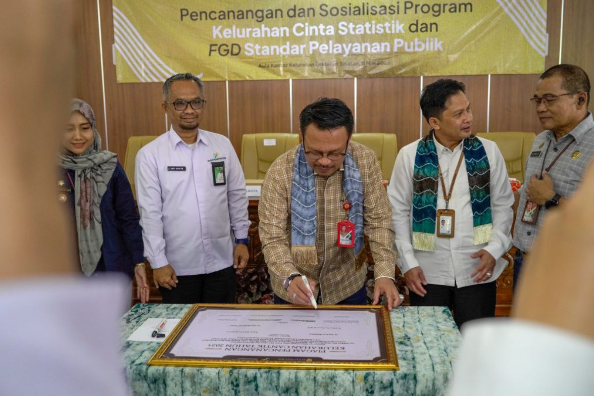 BPS Banjarbaru canangkan kelurahan cinta statistik