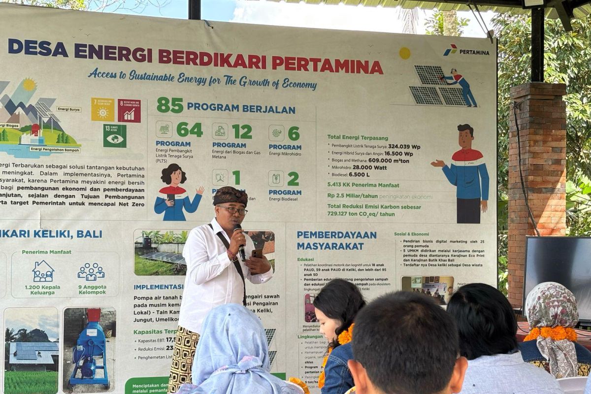 Pertamina Patra Niaga sebut Desa Keliki di Bali jadi inspirasi global