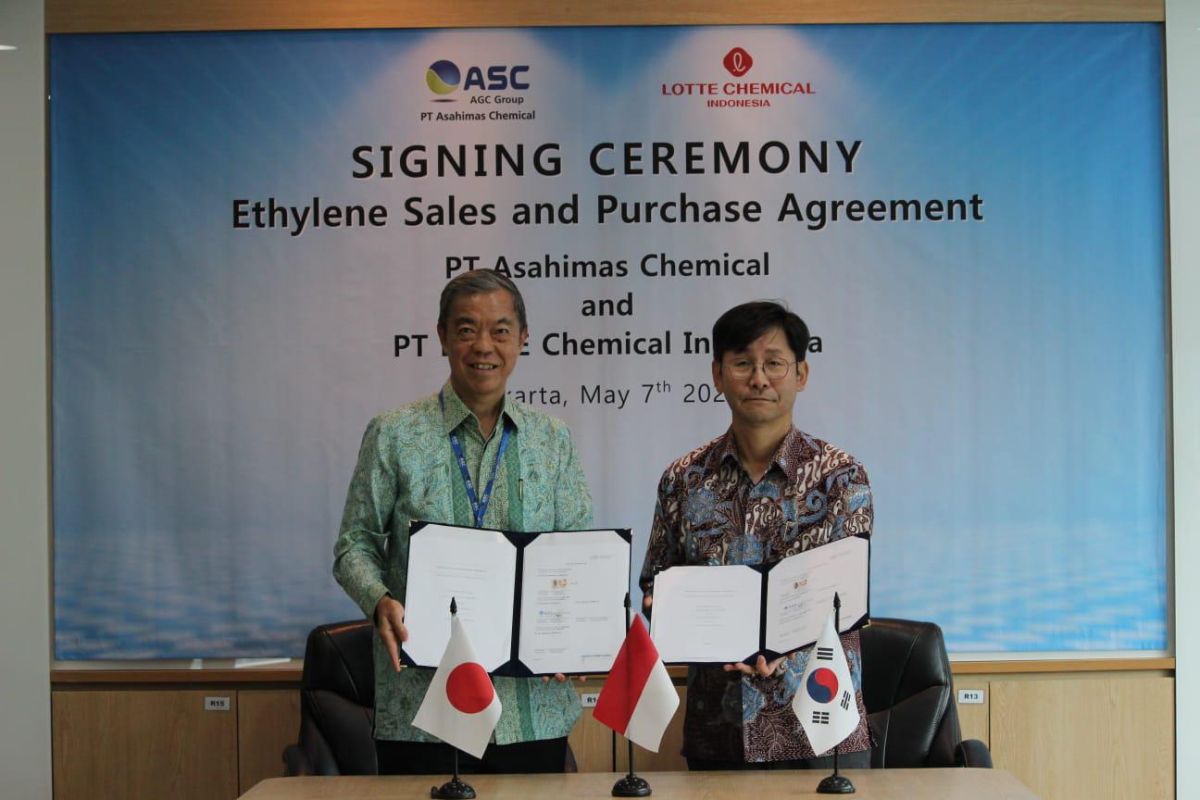 Lotte Chemical kerja sama penyediaan etilena dengan Asahimas Chemical