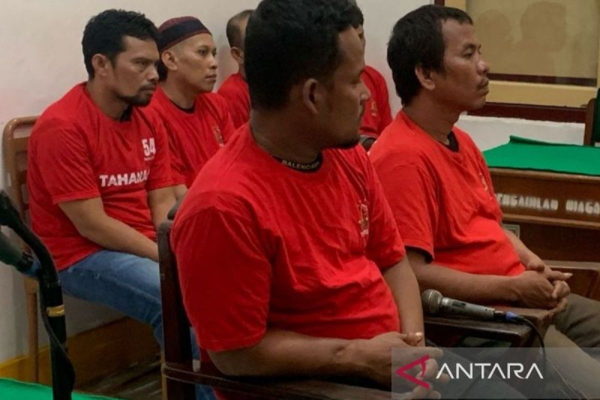 Empat terdakwa kurir sabu-sabu 40 kilogram dituntut pidana mati di PN Medan