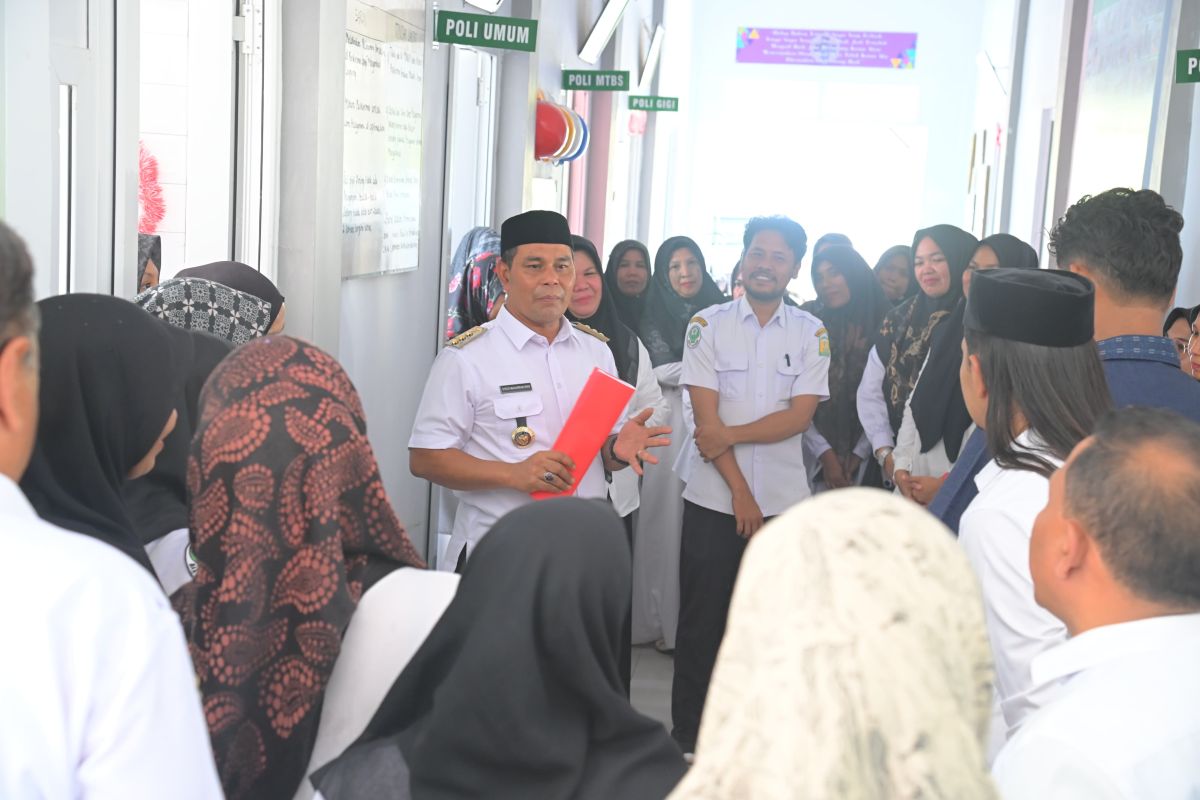 Bupati Aceh Besar tinjau puskesmas pastikan layanan berjalan maksimal