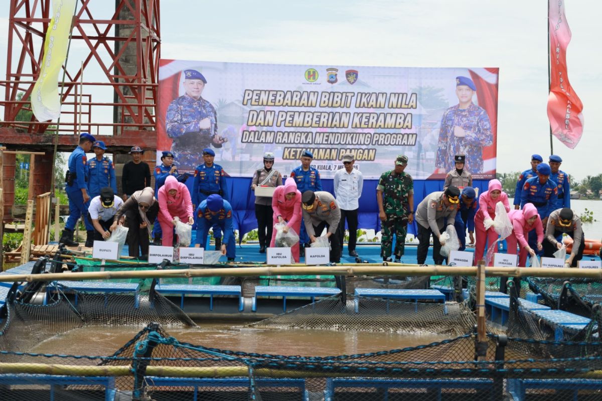 Wabup mengapresiasi sinergi Pemkab Batola dan Ditpolairud Polda Kalsel