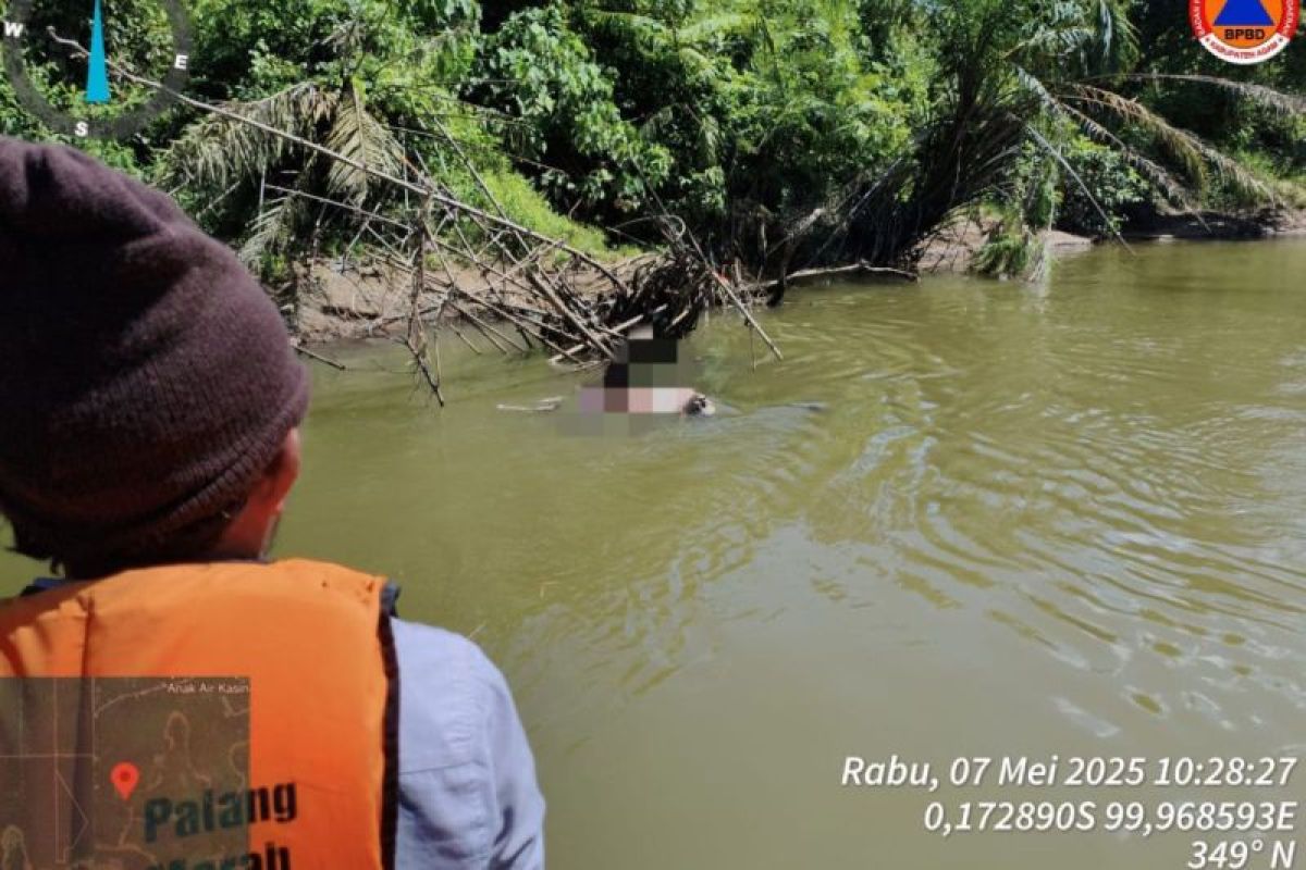 Tim gabungan Agam temukan petani mengapung di sungai kondisi meninggal