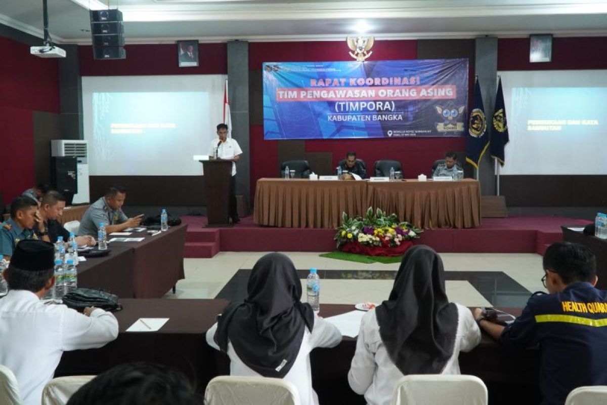 Imigrasi Pangkalpinang Rakor Timpora tingkatkan pengawasan WNA
