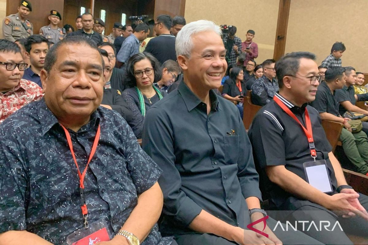 Ganjar Pranowo hadiri sidang kasus Hasto untuk kedua kalinya