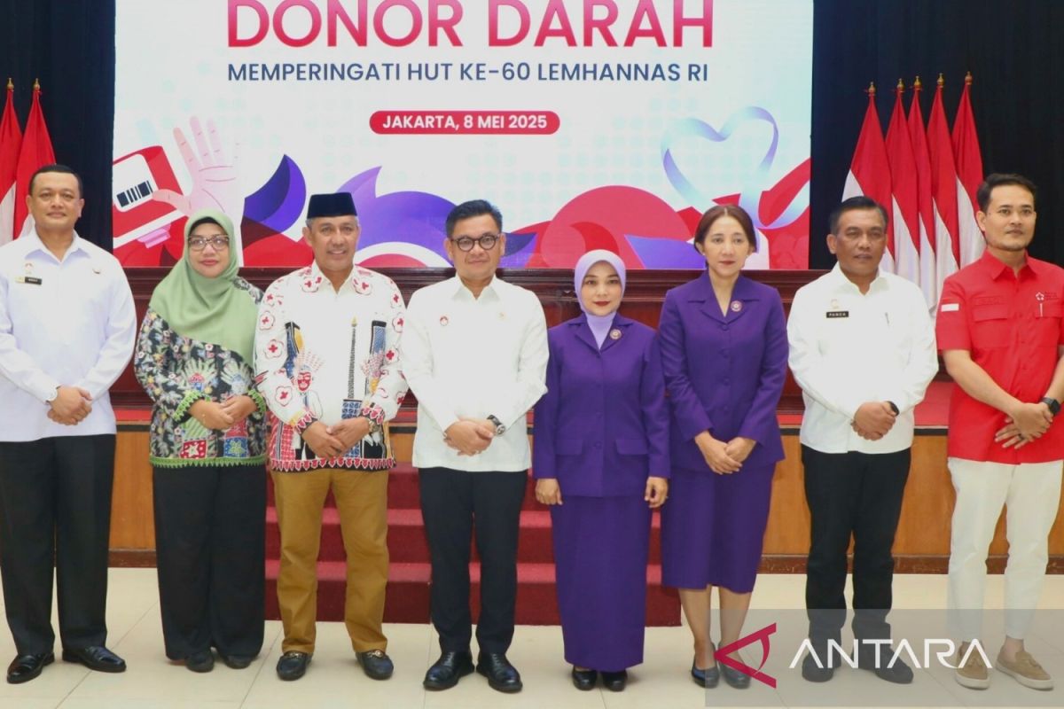 Lemhannas gelar kegiatan donor darah peringati HUT ke-60