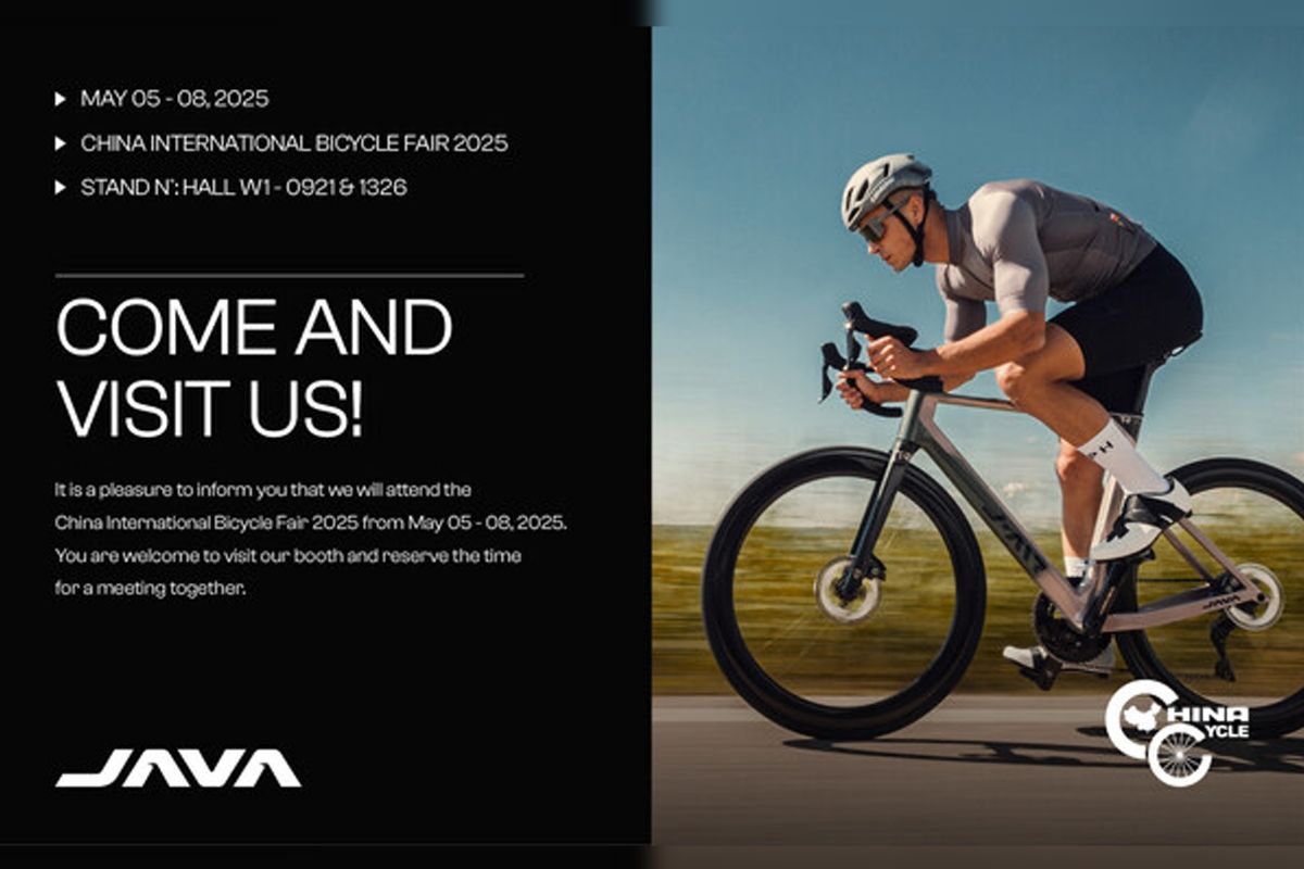 Mark your calendar, Java making a strong entrance to 2025 China International Bicycle Fair