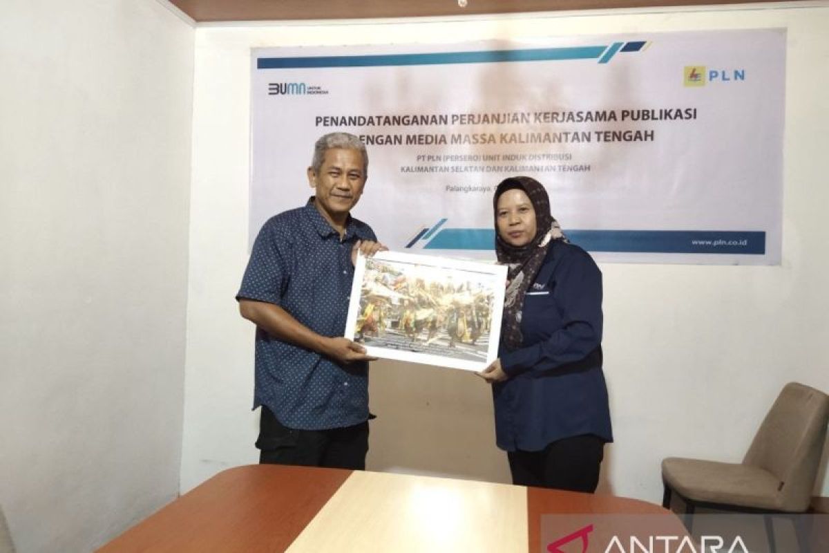 PLN Kalselteng-ANTARA Kalteng kolaborasi penyebaran informasi