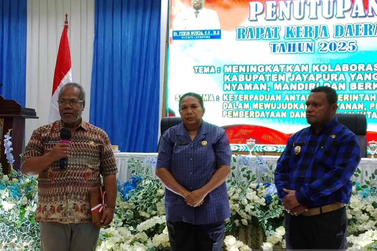 Wabup Jayapura ingin hasil evaluasi Rakerda OPD jadi acuan kebijakan