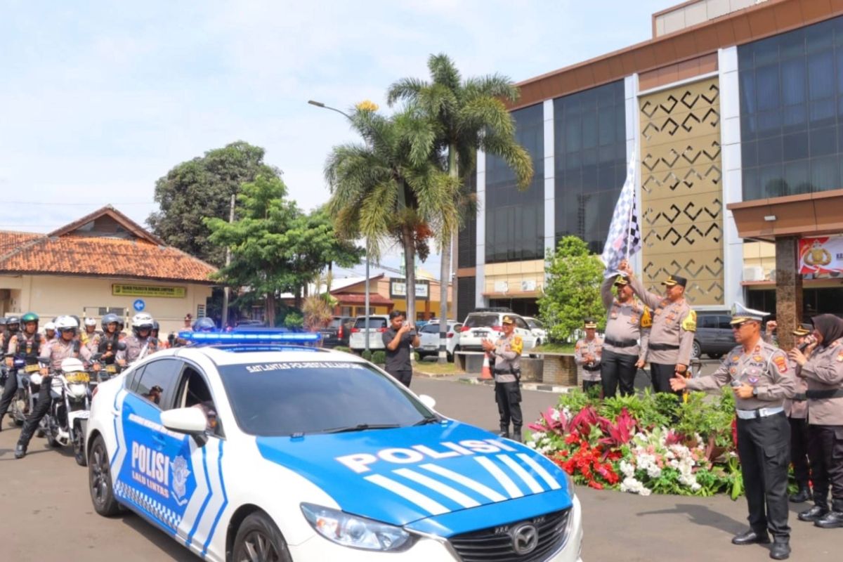 Polresta Bandarlampung beri imbauan jaga kamtibmas melalui kendaraan dinas