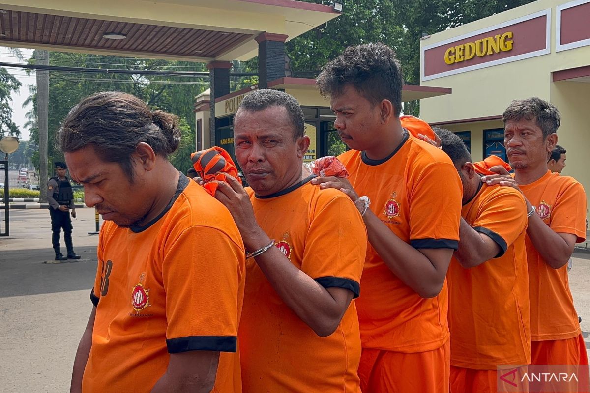 Polisi tangkap 9 preman berkedok debt collector kendaraan di Bogor