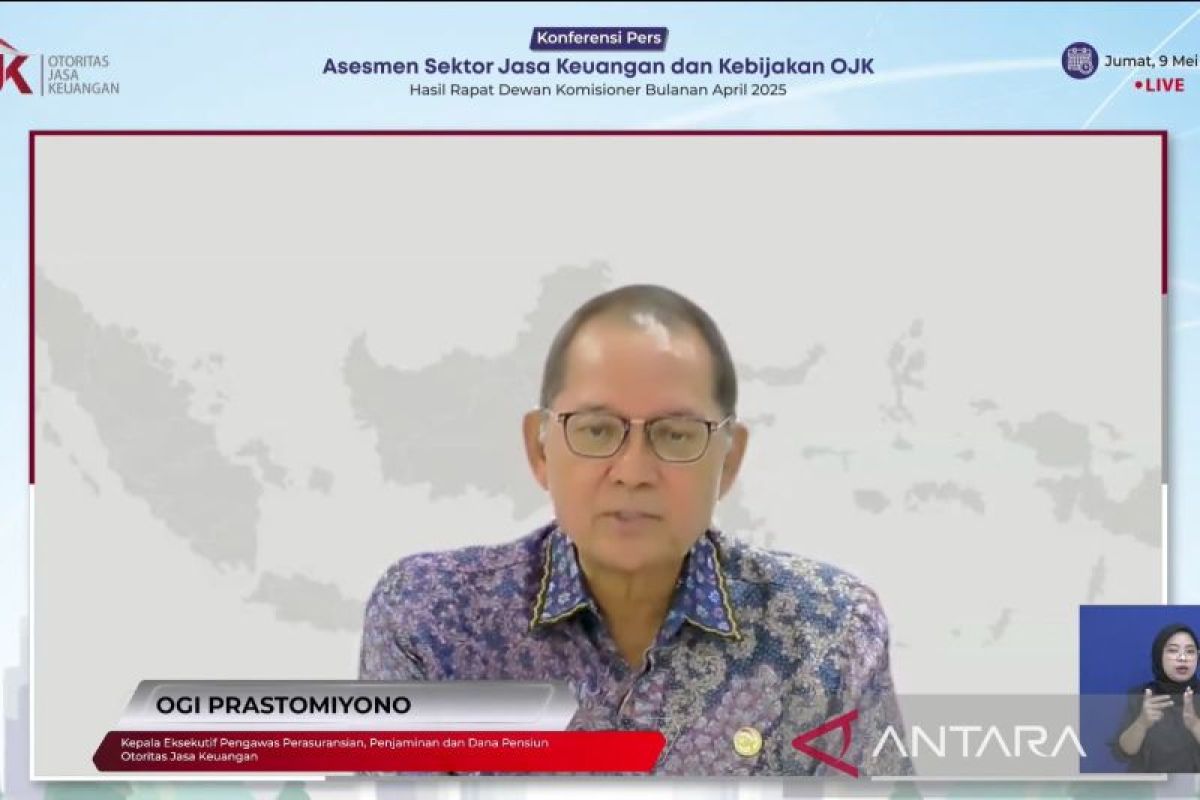 OJK catat aset industri asuransi Rp1.145,63 triliun per Maret 2025